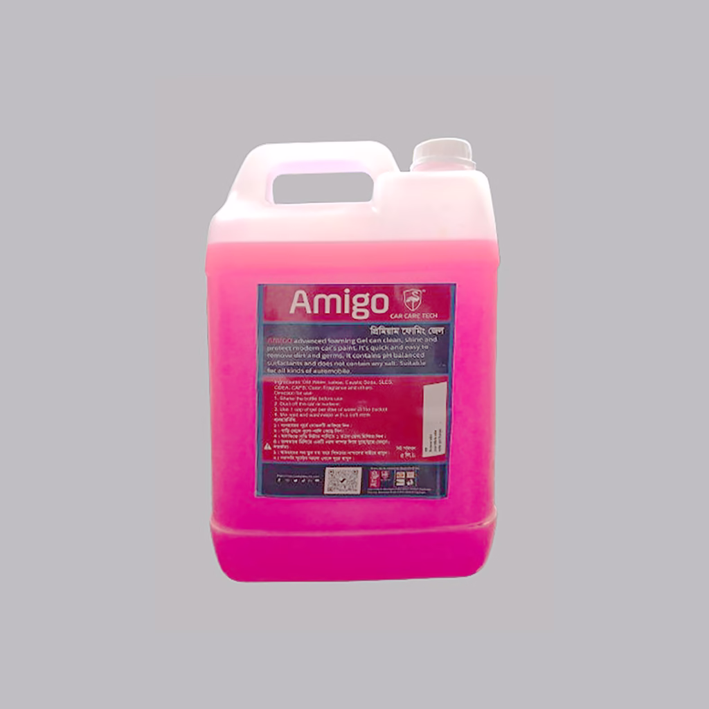 Amigo Foaming Gel 5L- Deep Clean & Shine for Your Car Strawberry-